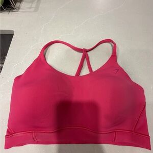 Cute pink gym shark bra